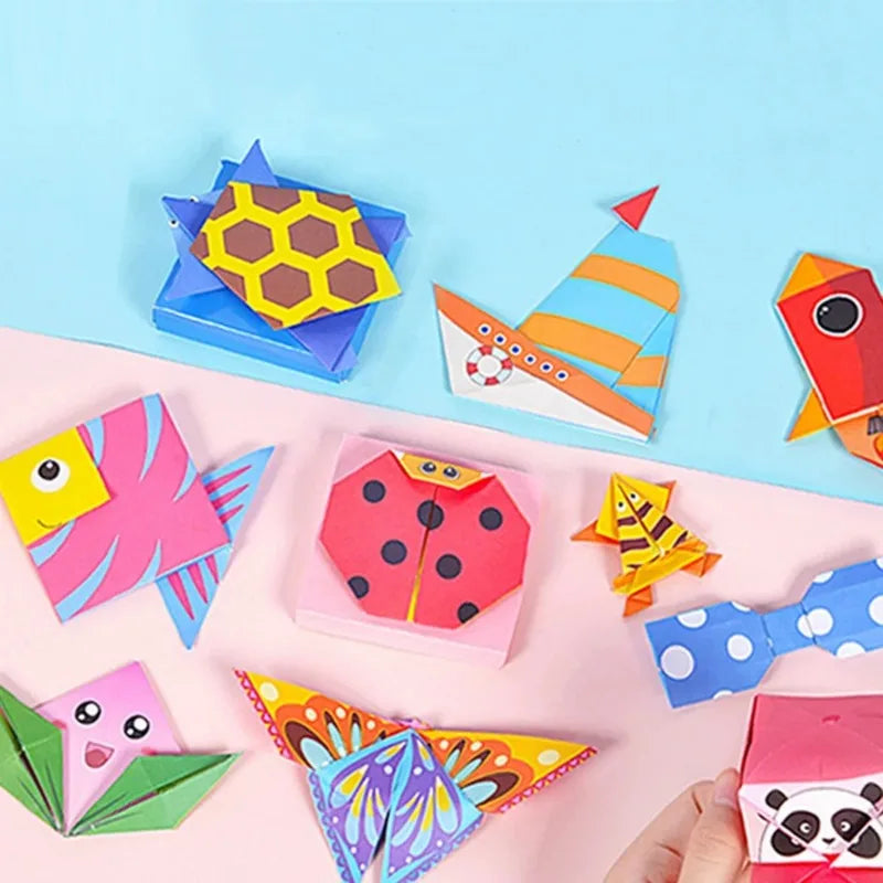 3D Cartoon Animal Craft Kit - Educational DIY Origami Toy for Kids