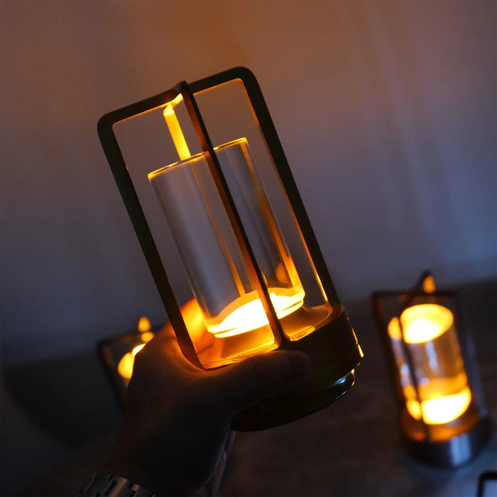 Portable Luxury LED Table Lamp - Cordless Crystal Mood Light