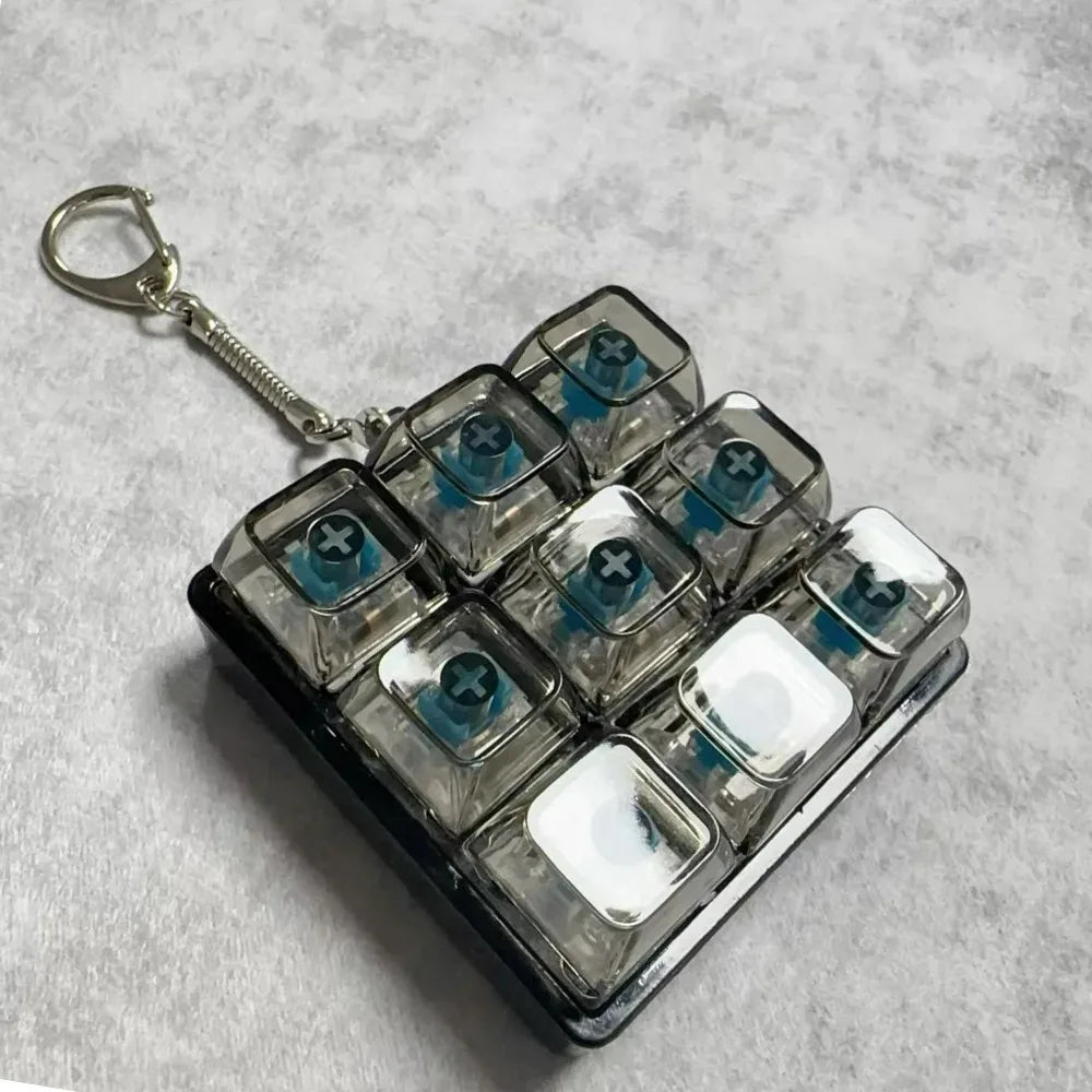 Fingertip Gyro LED Keychain - Fun Decompression Toy & Desk Decor