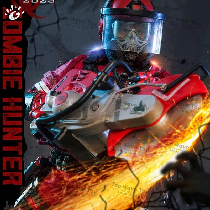 12-Inch Zombie Hunter Action Figure - Highly Movable Soldier Model