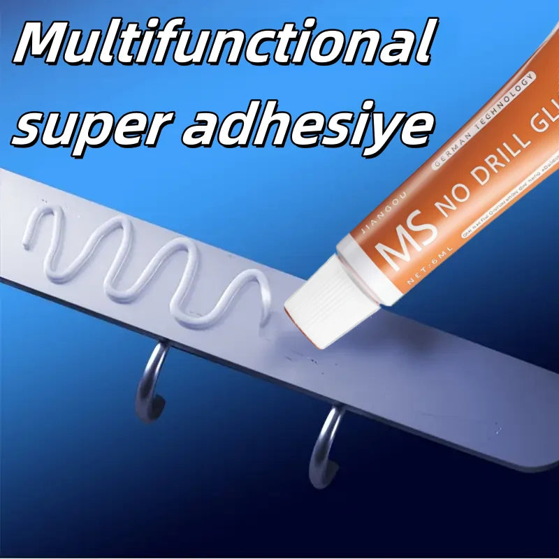 Heavy-Duty No-Nail Adhesive - High-Strength, Precision Application