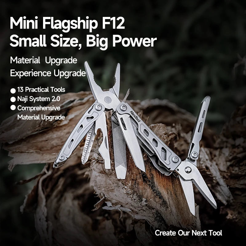 NexTool Mini Flagship F12: 15-in-1 EDC Multi Tool - Compact & Versatile