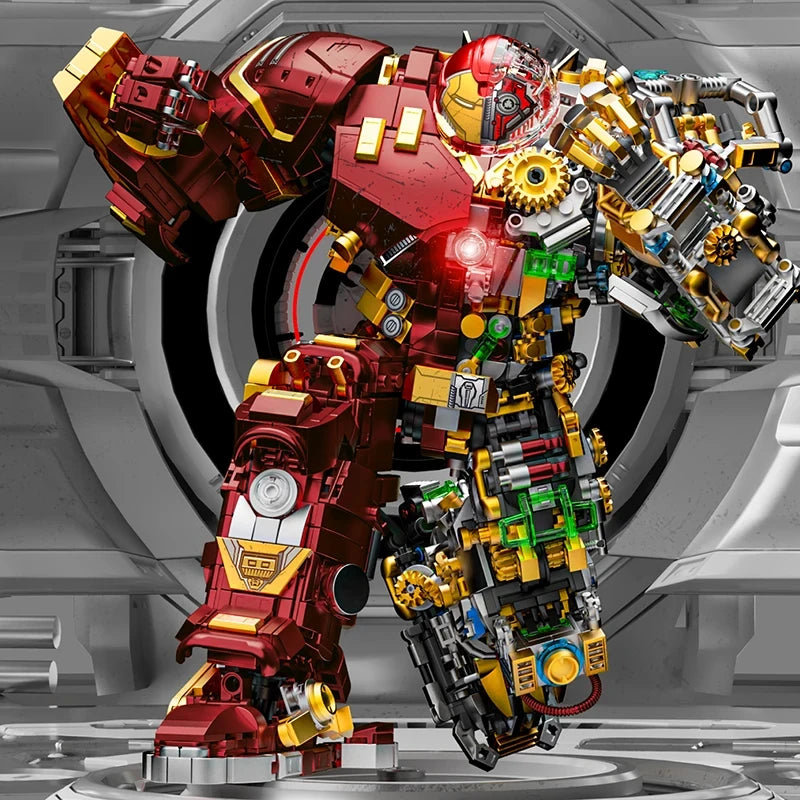 Iron Heroes DIY Building Set - Creative Action Figures for Imagination
