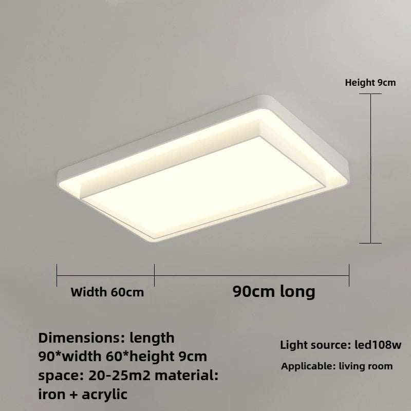 Modern Dimmable LED Flush Mount Ceiling Light for Home & Kitchen