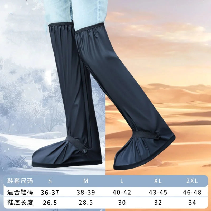 60 CM Waterproof Anti-Slip Shoe Covers for Cycling & Outdoor Activities