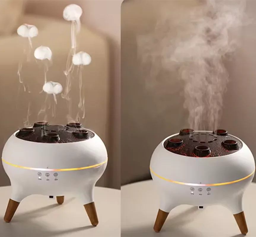 Dynamic Jellyfish Humidifier & Aroma Diffuser w/ Remote & LED Lights