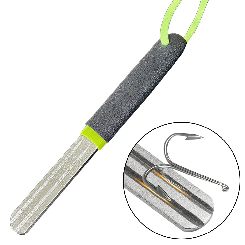 APWIKOGER Diamond Hook Sharpener - Double Groove Fishing Accessory