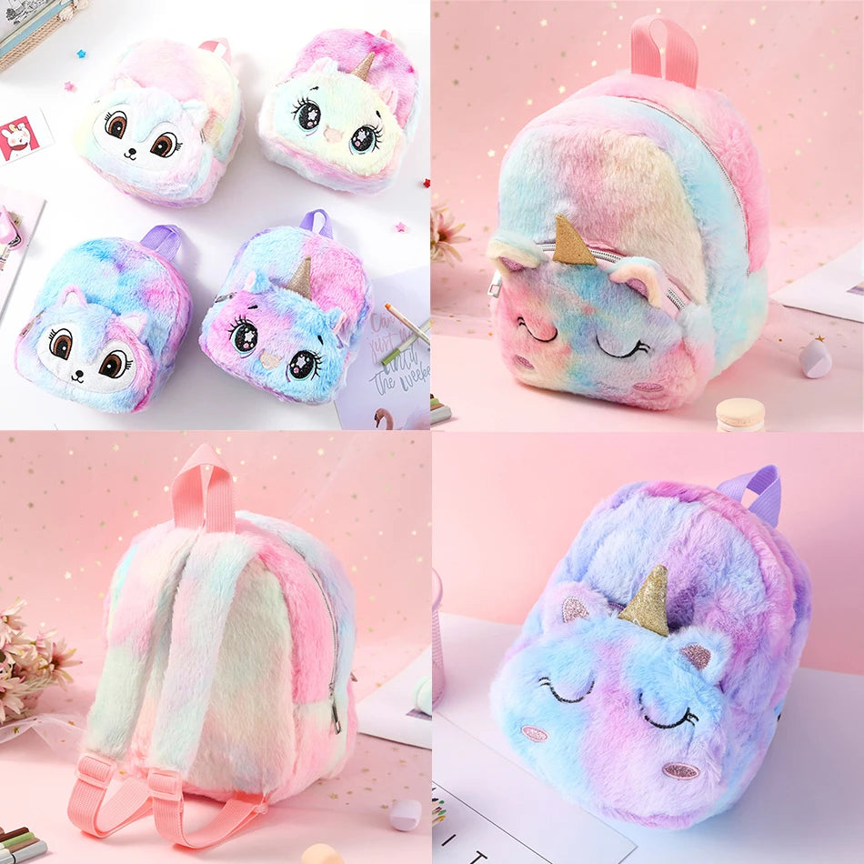 Unicorn Plush Backpack for Kids - Fun & Functional School Bag