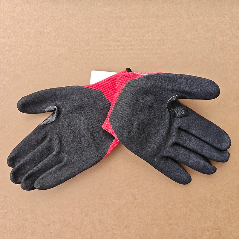 Milwaukee Level 3 Nitrile-Dipped Cut & Impact Resistant Work Gloves