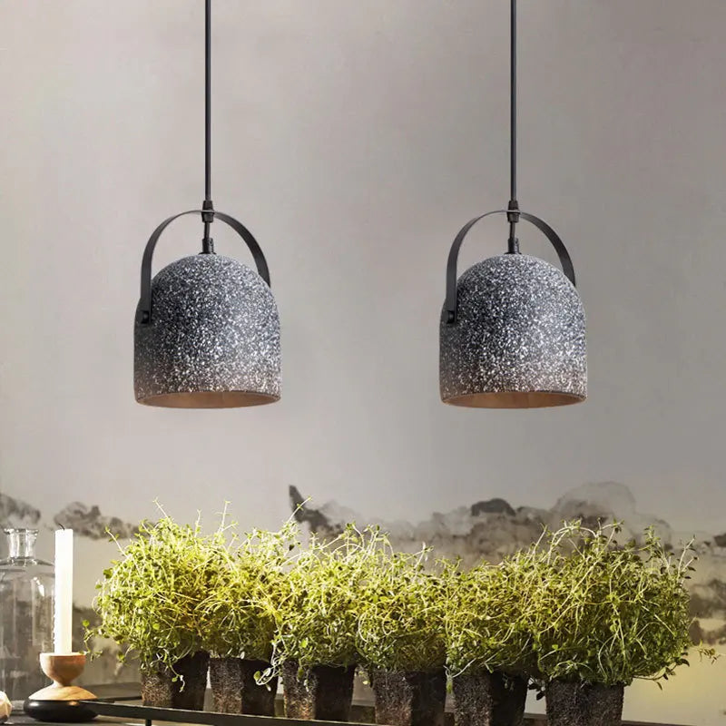 Stylish Nordic Cement Pendant Light Chandelier with E27 Base
