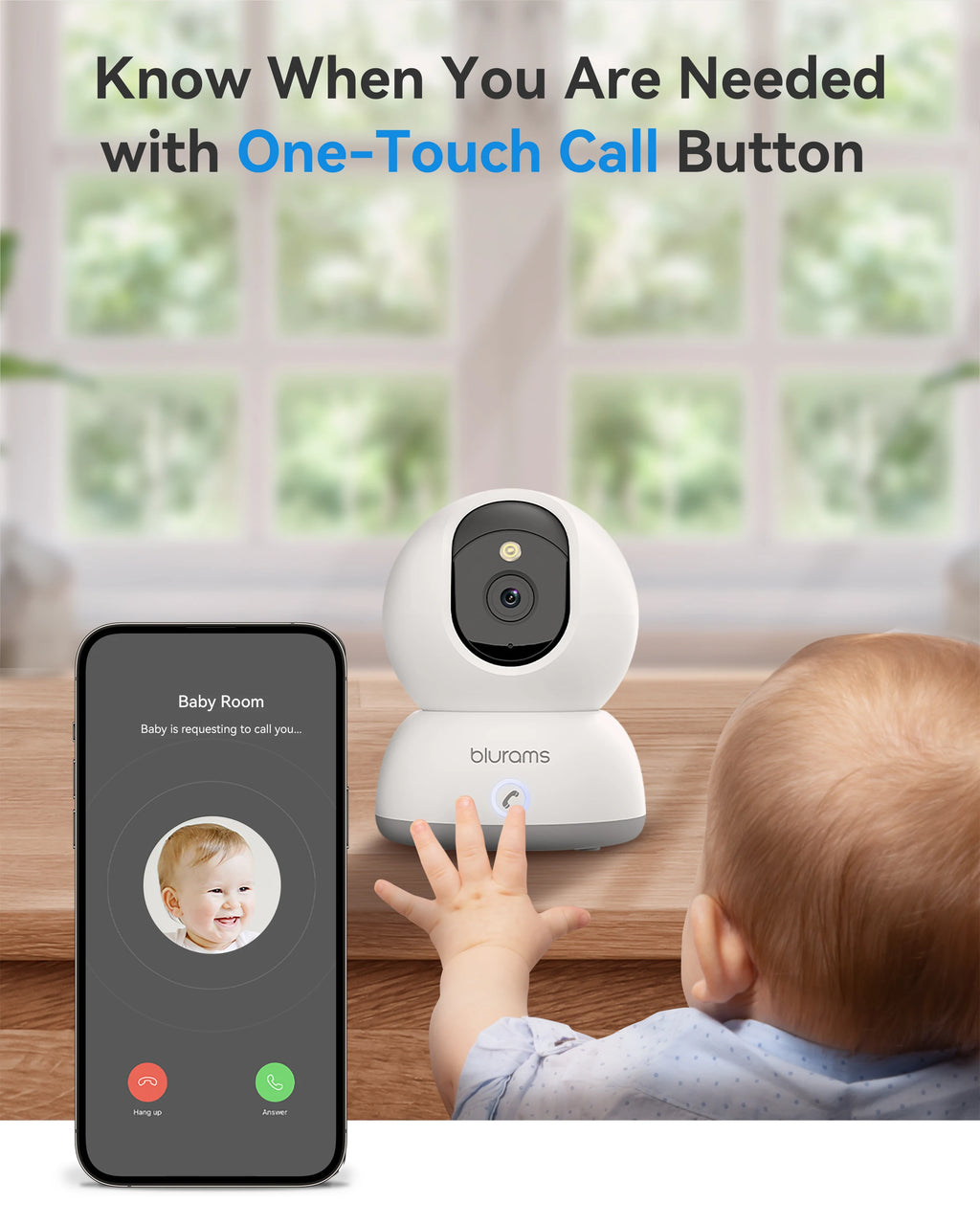 2K Indoor Security Camera with 360° View & Two-Way Audio