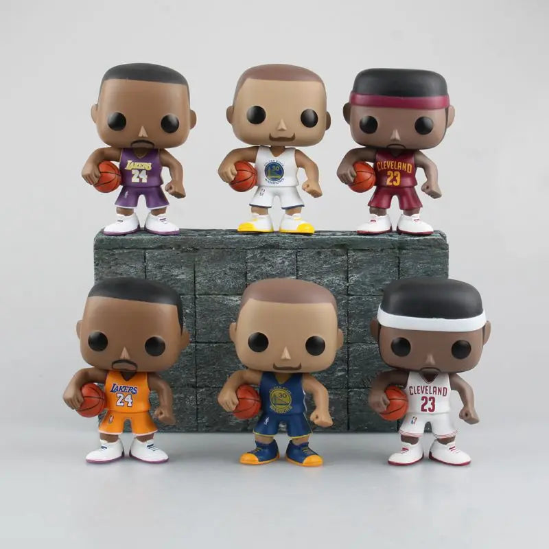 Kobe James Curry 10cm Vinyl Action Figure - Perfect for Collectors!