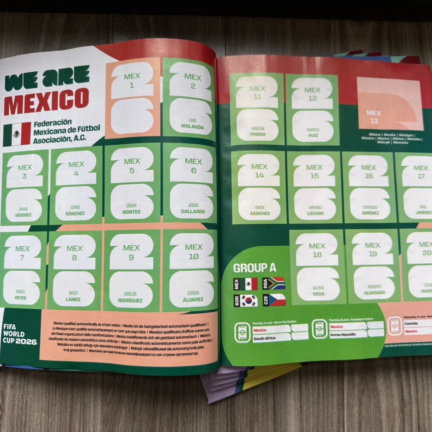 FIFA 2026 World Cup Official Sticker Set - 50 Packs, 350 Stickers