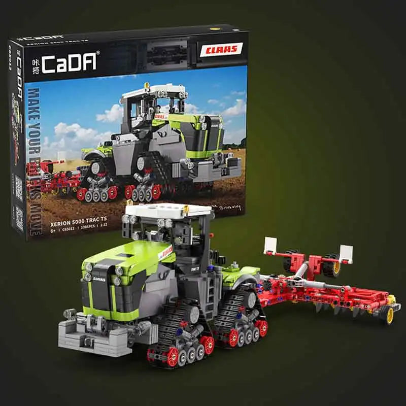 Cada 1336pcs CLAAS Agricultural Vehicle Building Kit for Kids