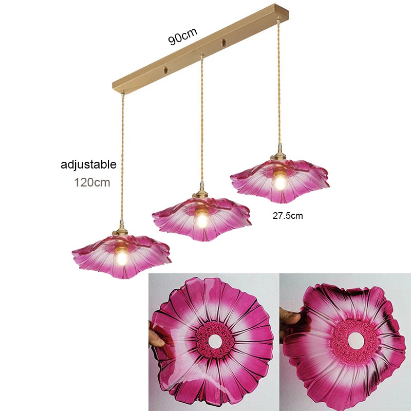 Stylish Glass Pendant Light - Modern Hanging Lamp for Dining & Kitchen