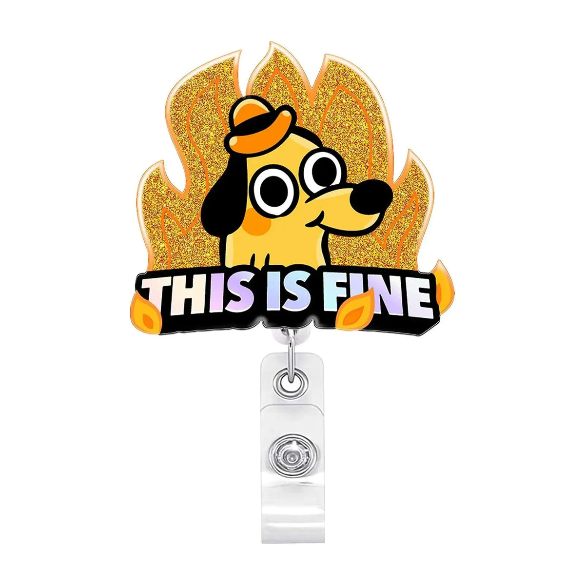 Cute Animal Retractable ID Badge Clip for Nurses | Fun Design