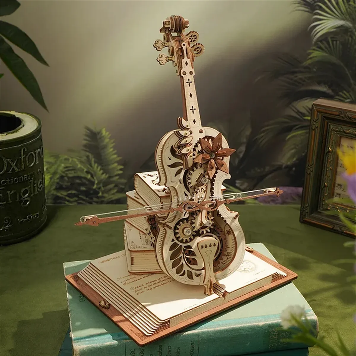 ROBOTIME 3D Wooden Mechanical Music Box - Perfect Gift for Music Lovers