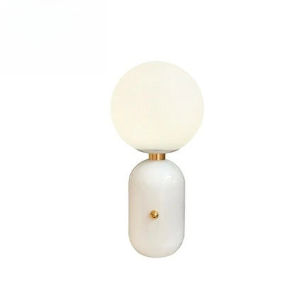 Modern LED Night Light - Cordless Touch Rechargeable Glass Table Lamp