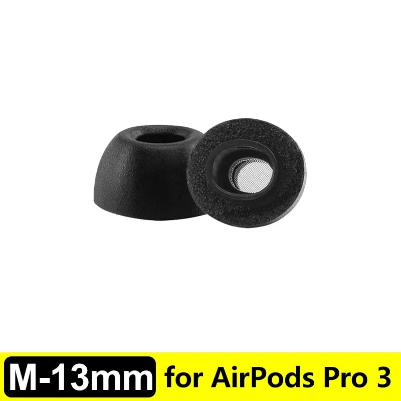 Premium Memory Foam Eartips for AirPods Pro 3 - Soft Comfort Fit
