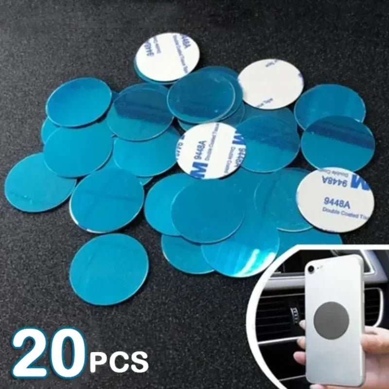Universal Magnetic Metal Plate for Car Phone Holders - 1/20 Pcs