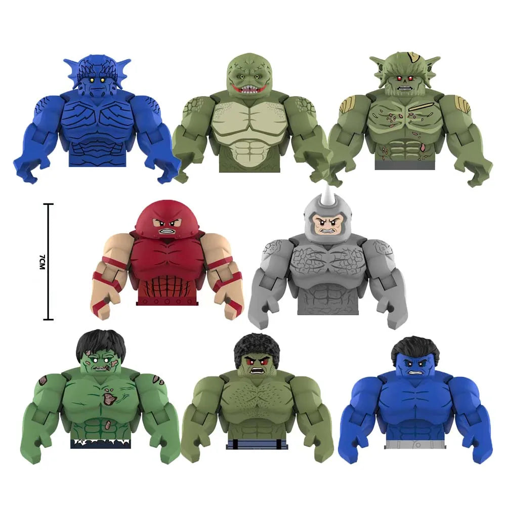 Movable Lizard Rhino Action Figures - Assemble Your Puzzle Toy