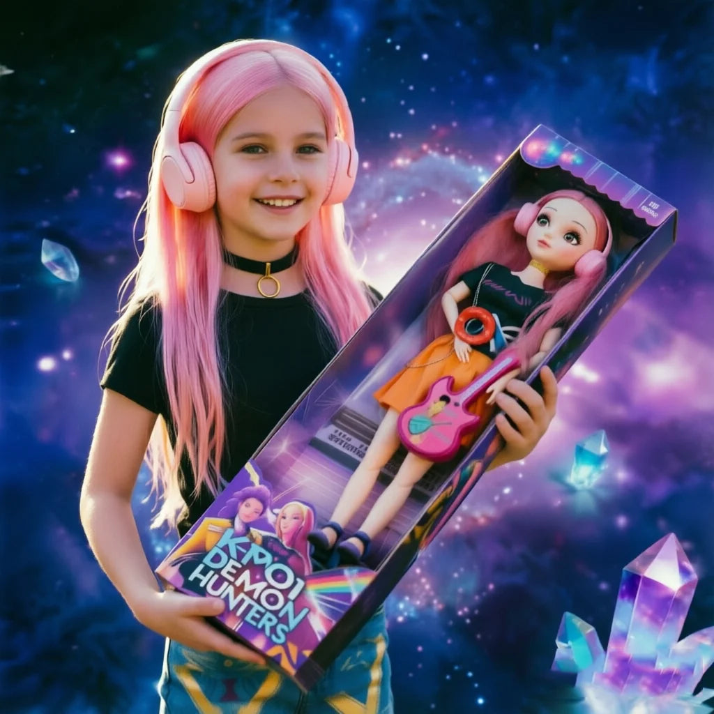 60cm Poseable K-POP Music Doll with Moving Eyes - Ideal Gift for Girls