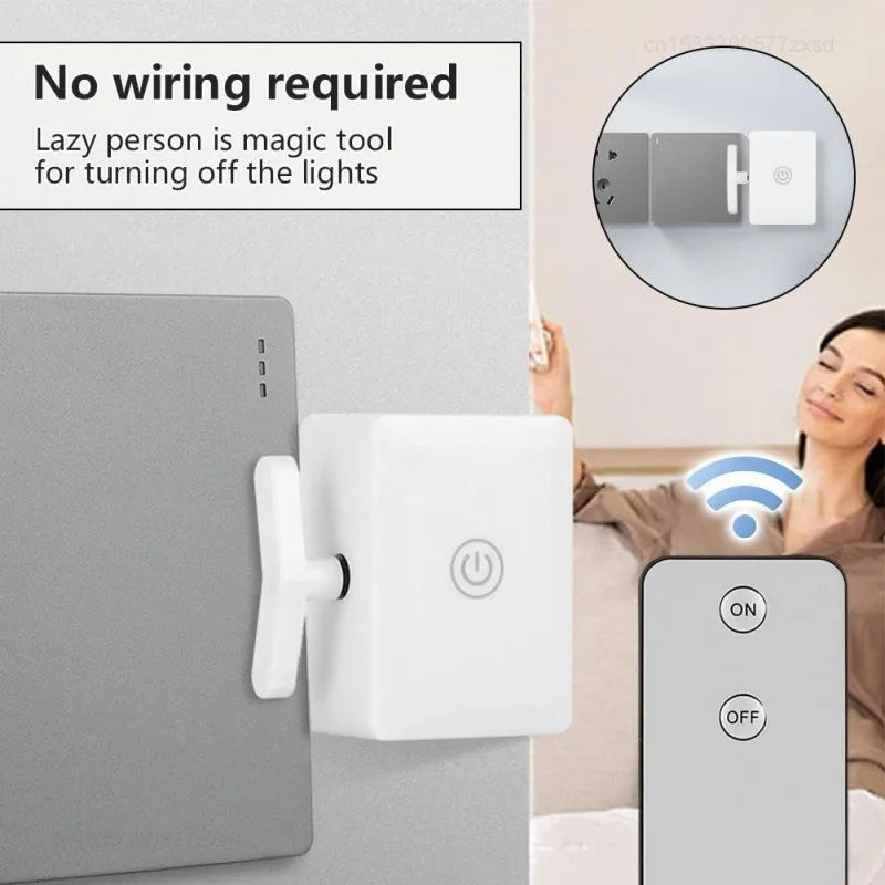 Smart Wireless Remote Control Light Switch - Rechargeable & Easy to Use