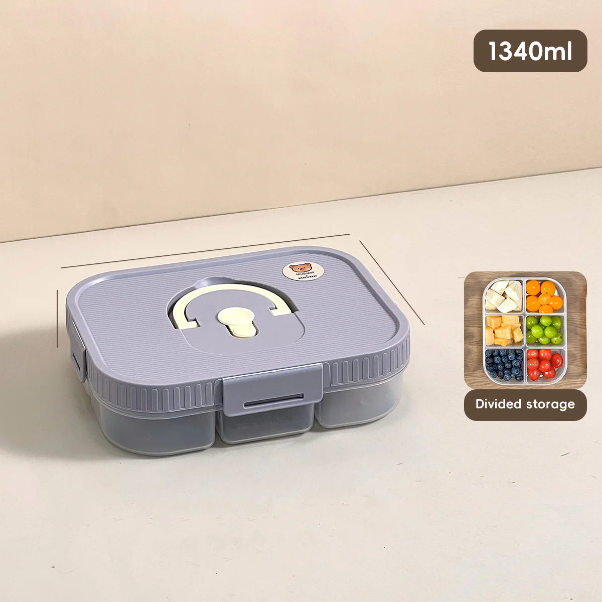 Divided Spice Storage Box - Moisture & Insect Proof Organizer