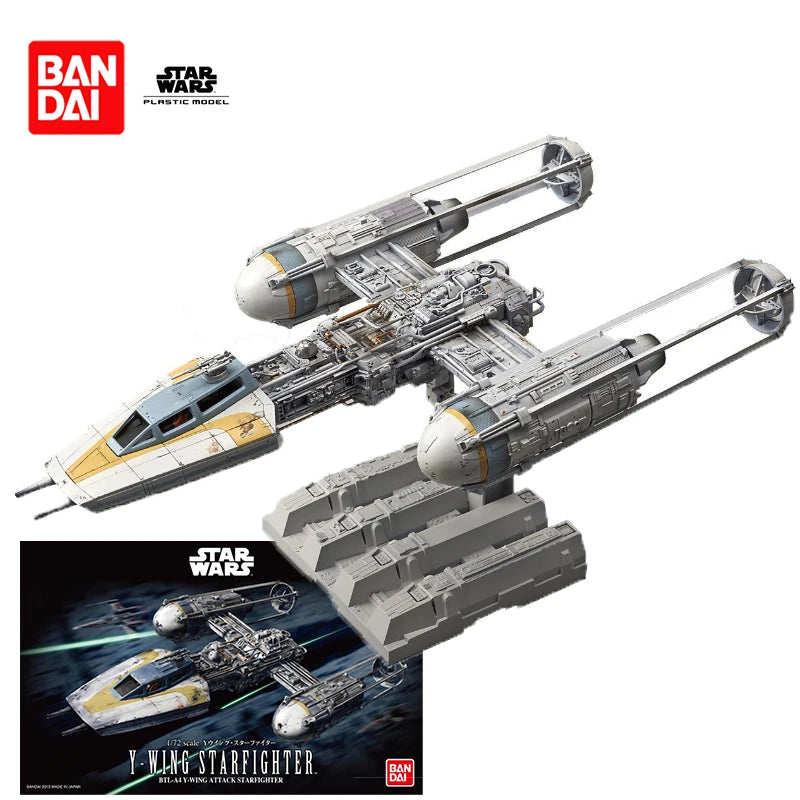 Bandai Y-Wing Starfighter 1/72 Scale Model - Star Wars Action Figure