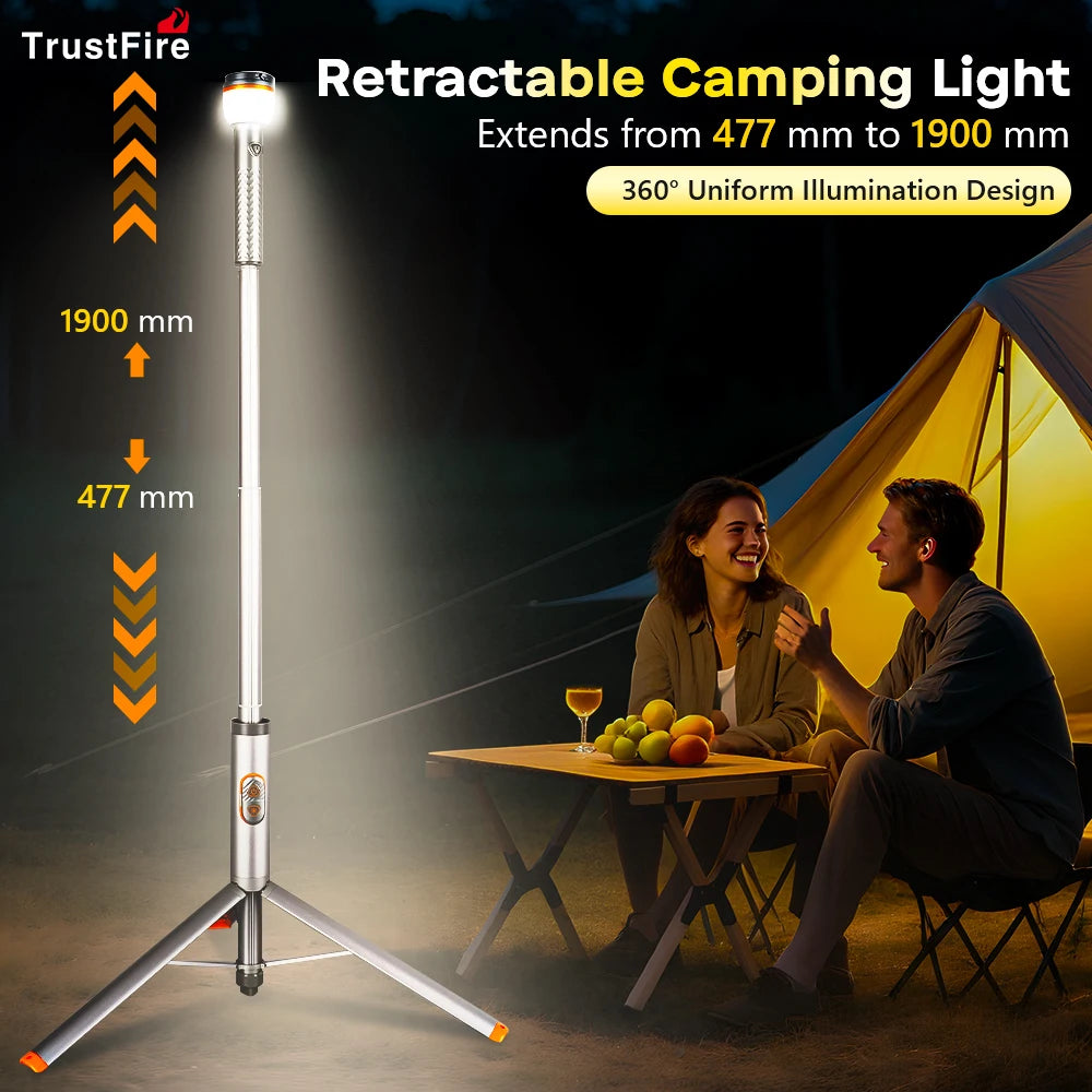 Trustfire WL22 2-in-1 Telescopic Flashlight & Camping Lantern