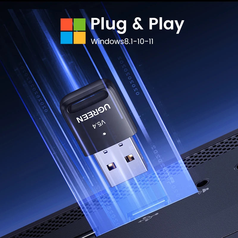 UGREEN Bluetooth 5.4 USB Adapter - Seamless Wireless Connectivity