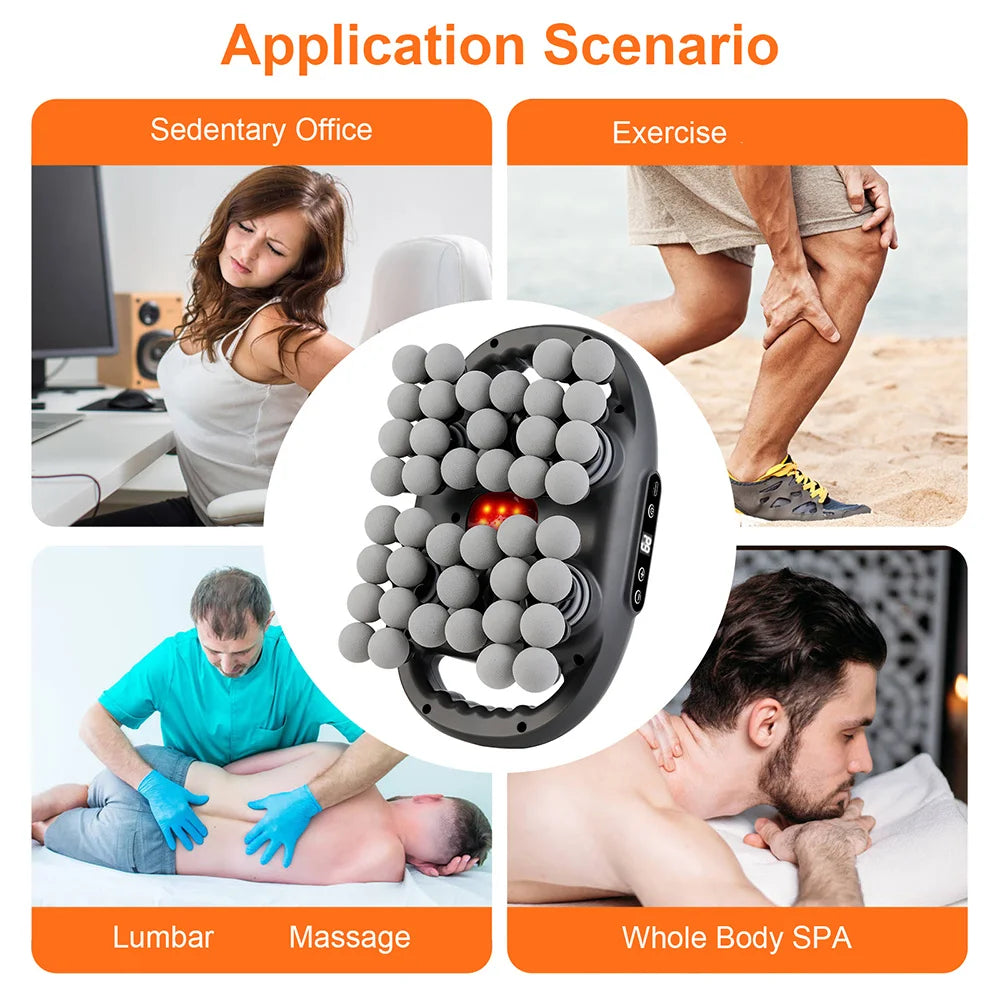 Advanced Vibration Therapy Massager with 42 Heads for Full-Body Relief