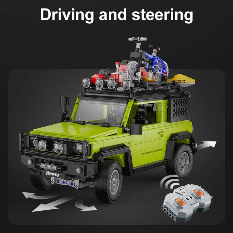 Cada Remote Control Off-Road Building Block SUV Car for Kids