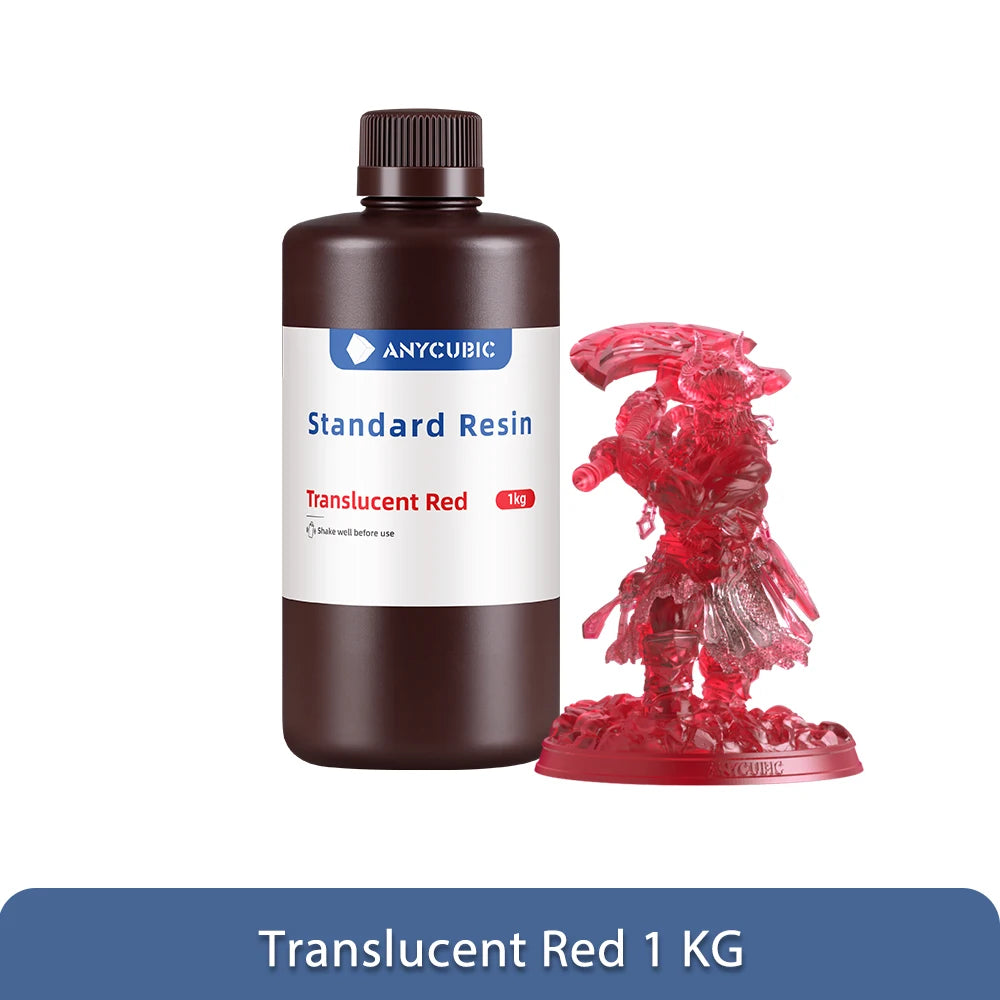 ANYCUBIC 405nm UV Resin for 3D Printing - High Precision & Fast Curing