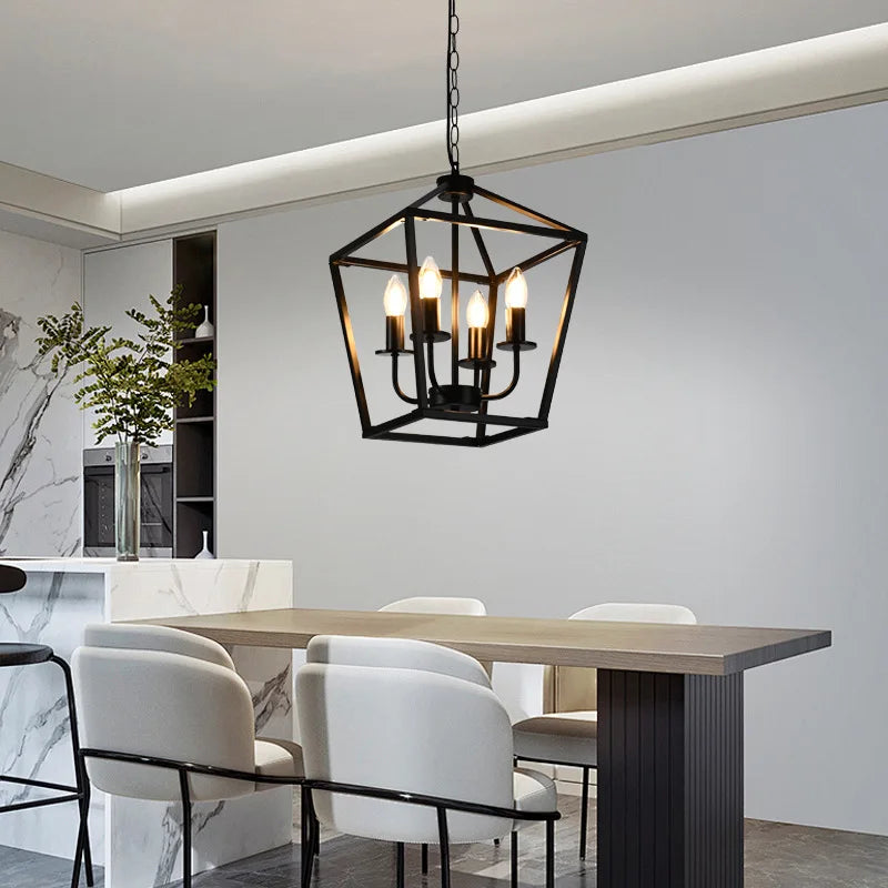 Vintage Industrial Chandelier Pendant Light for Dining & Kitchen