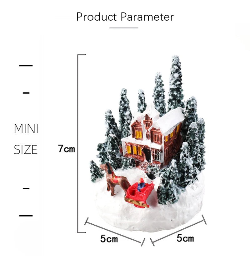 Enchanting Christmas House LED Night Light - Perfect Holiday Decor