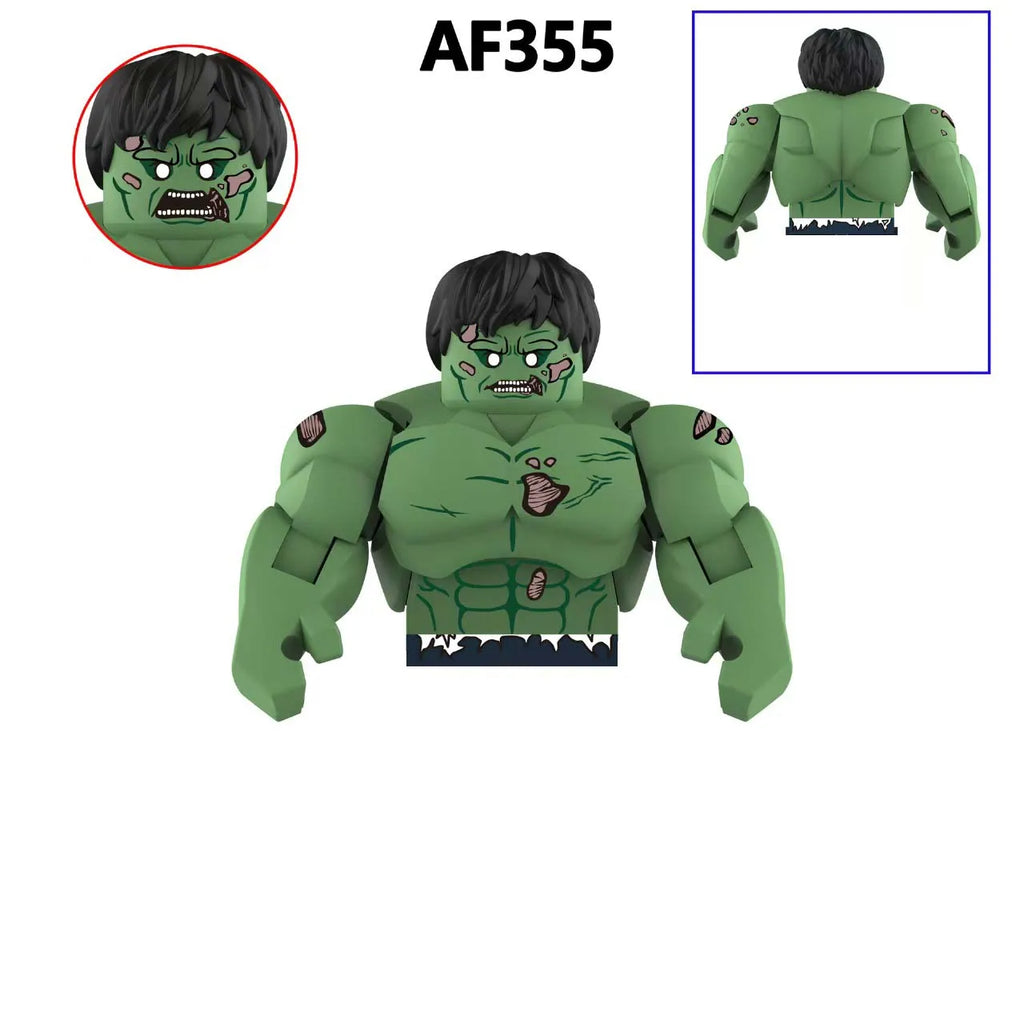 Assemble Movable Mini Bricks Lizard Rhino Action Figure Toy