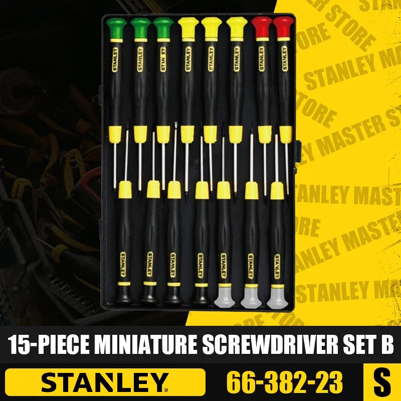 15-Piece Precision Mini Screwdriver Set - Ergonomic & Durable Tools
