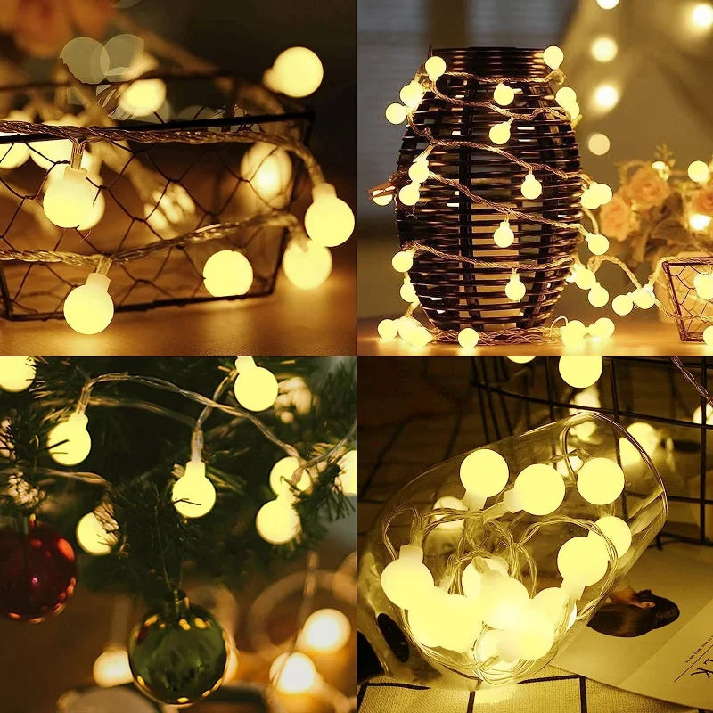 10M Fairy String Lights - USB/Battery Operated Globe Lights for Decor
