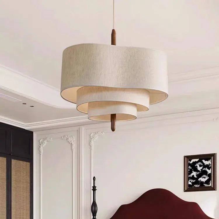 Wabi Sabi Japanese Cloth Pendant Light for Home & Dining Decor