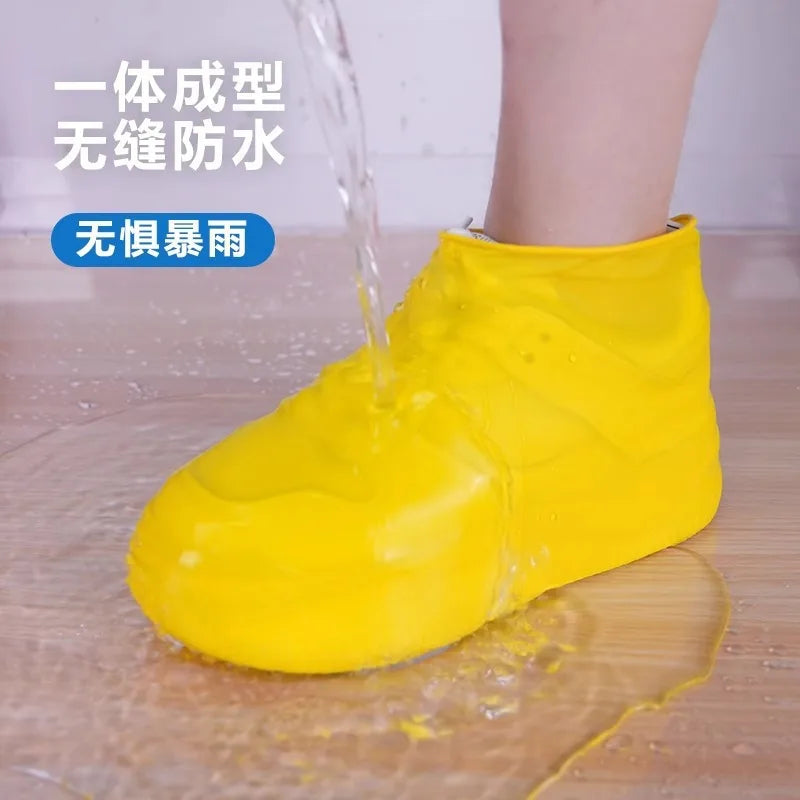 Waterproof Latex Shoe Covers - Durable, Non-Slip Rain Gear