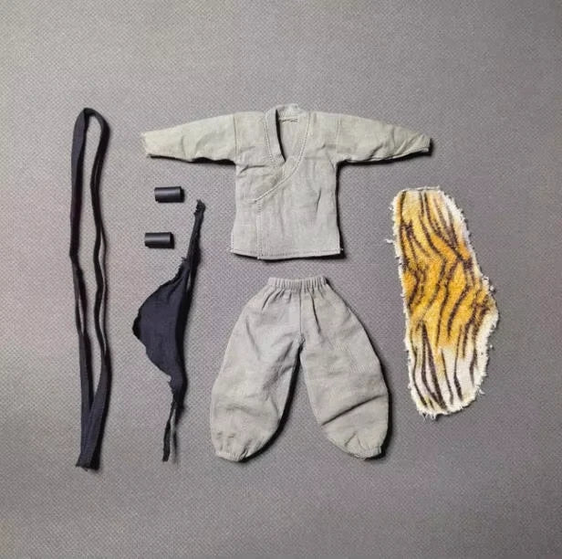 Handmade 1/12 Scale Sun Wukong Action Figure Clothing Set