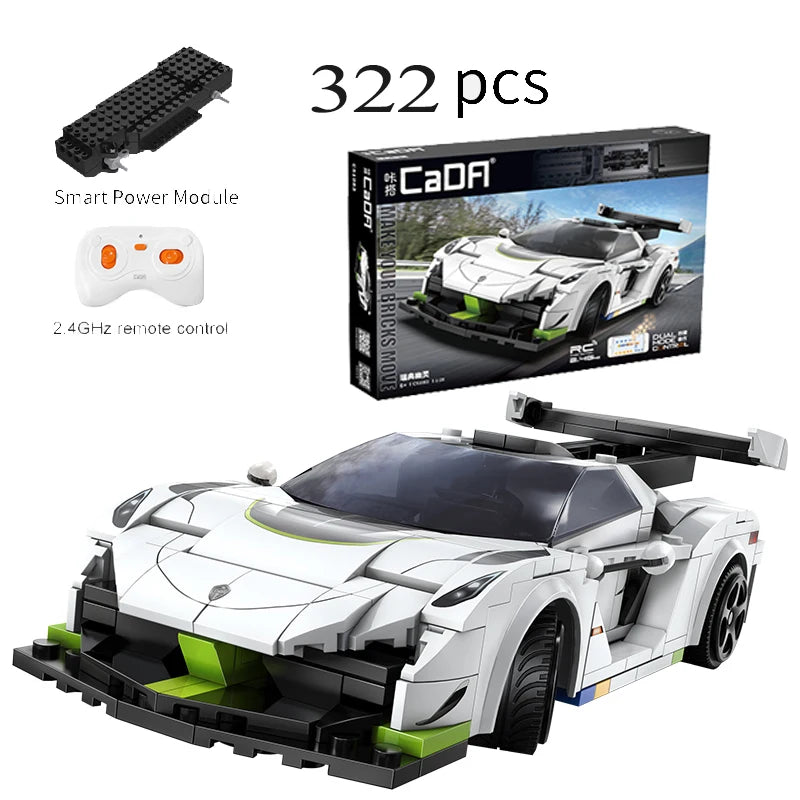 Cada APP Remote Control Racing Car Building Blocks - Fun Toy for Kids
