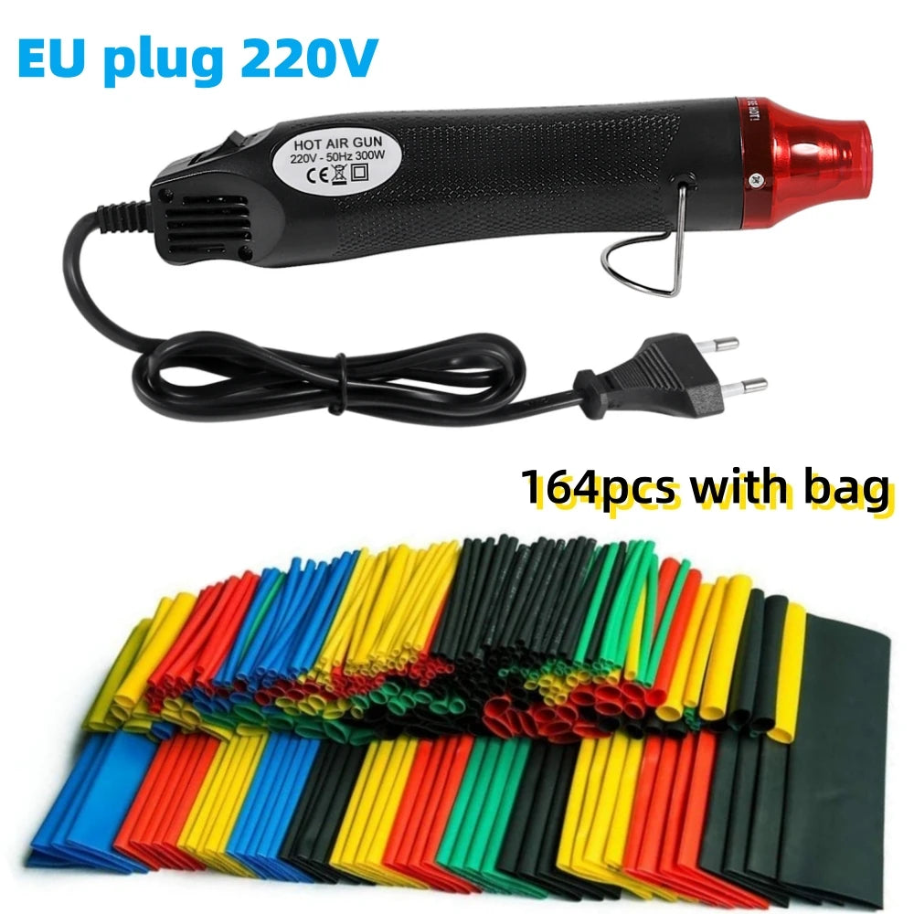 AOKIN 127/164/328/560Pcs Heat Shrink Tubing Kit with Hot Air Gun