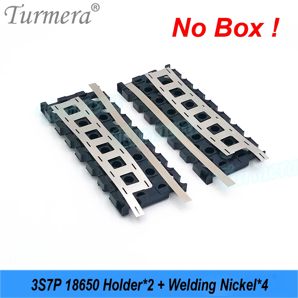 Turmera 12V Battery Storage Box for 18650 Lithium Cells - 3S BMS