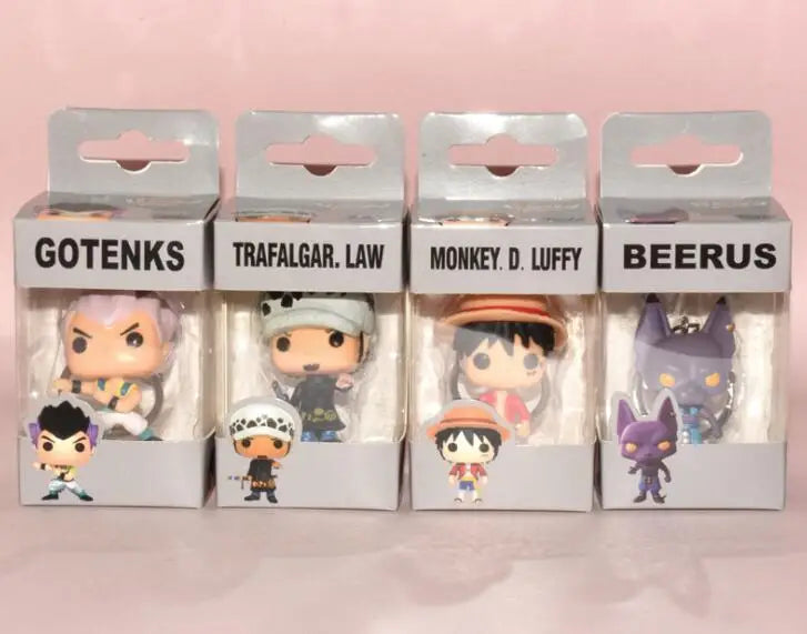 Collectible Vinyl Keychain from Anime - Goku, Vegeta, Naruto & More