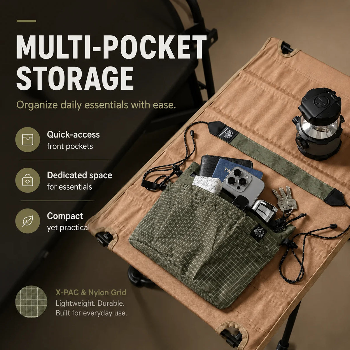 Waterproof Lightweight Crossbody Bag for Travel & Hiking - OCE GEAR