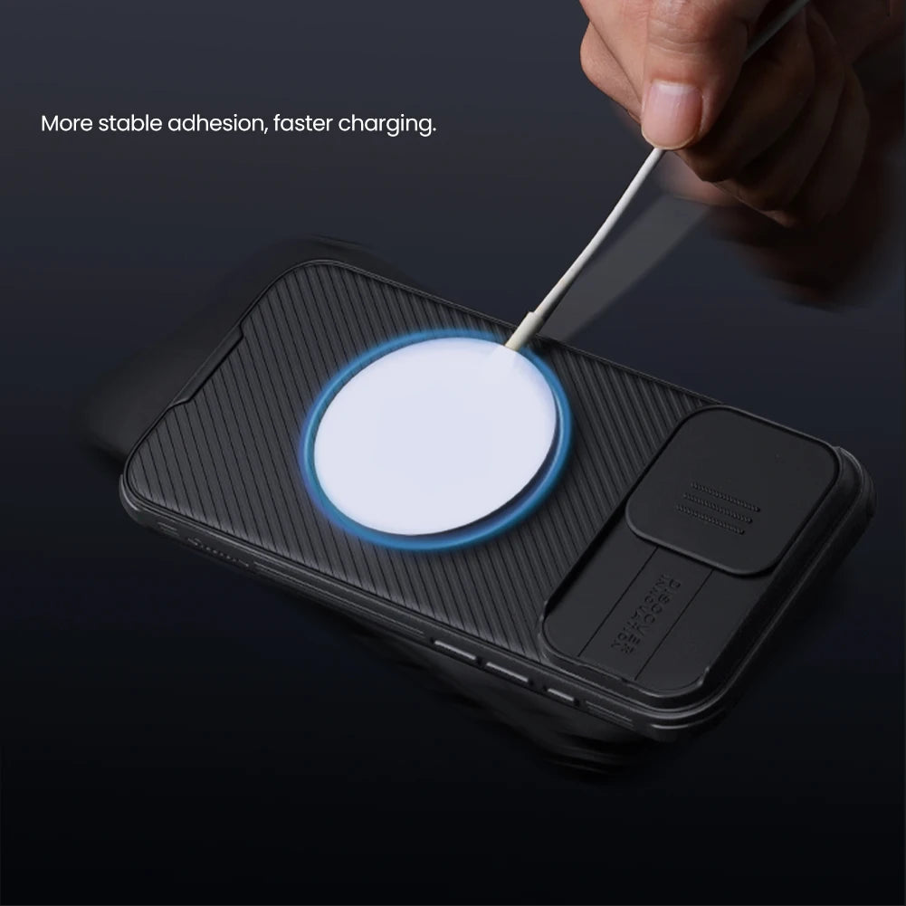 Nillkin CamShield Pro Magnetic Case for iPhone 16 - Ultimate Protection