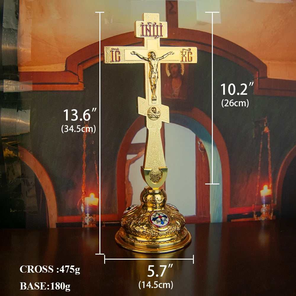 HTISOK Orthodox Cross - Stylish Spiritual Home Accent