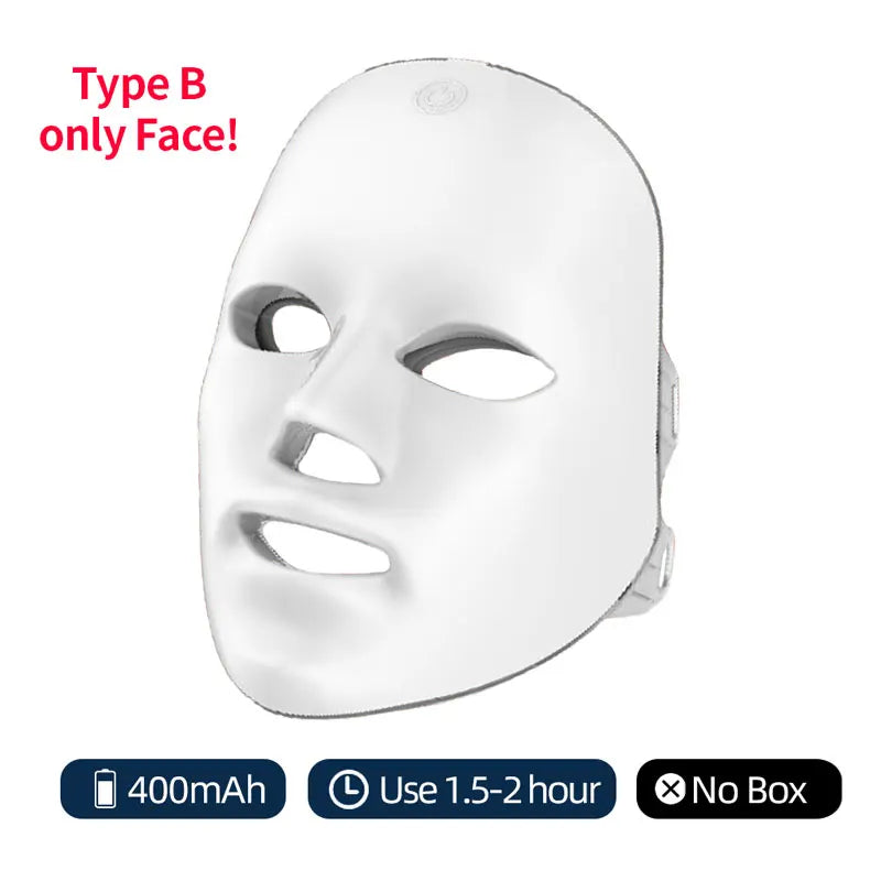 7 Colors LED Photon Facial Mask - Skin Firming & Rejuvenation